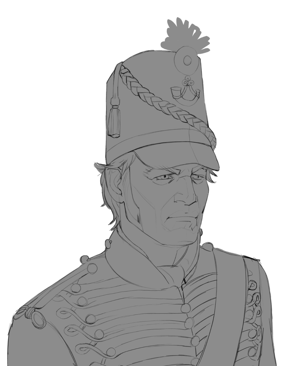 RavenstoneArt's tweet photo. Some Sharpe for Christmas eve. I will colour this tomorrow. https://t.co/yen5M8Aspi
