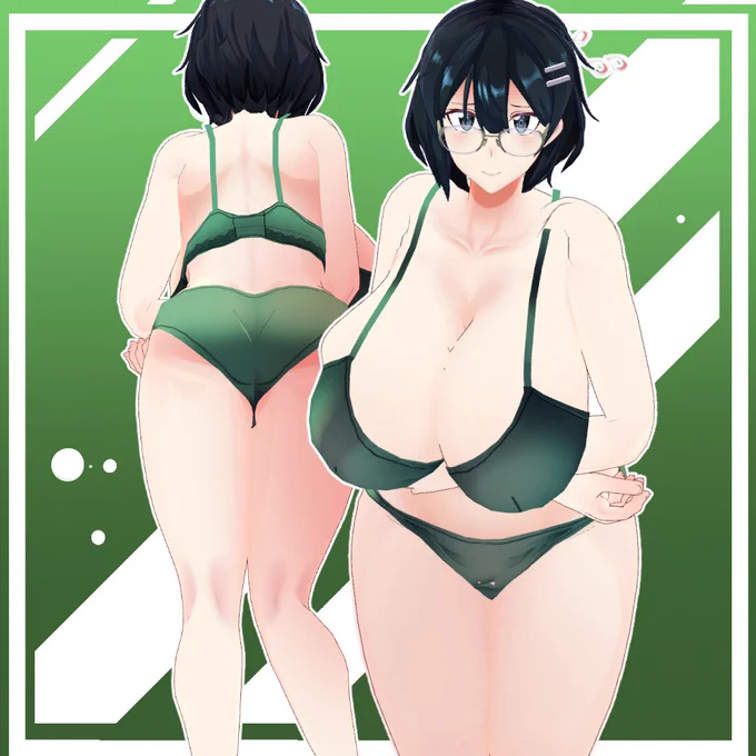 [アバター販売告知]オリジナル3Dモデル四宮さんが今日から販売開始です!!!少し臆病な普通の女の子です! 