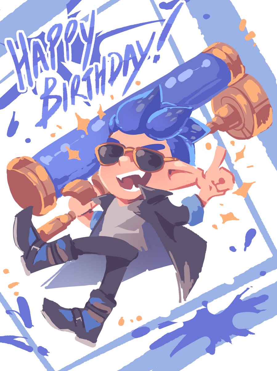 Happy Merry Day to <a href="/Killer_Draco/">Draco</a> !!!
I've been drawing you so many bday arts but I never finish ANY OF THEM!!!!!!!
So I made it my mission to finish em this year, yeppers 🫡✨✨

Here's your lil guy with the golden dynamo!! 🌟 
I hope you like it!! 
Happy Holidays buddy!!! 😆🎉🎉