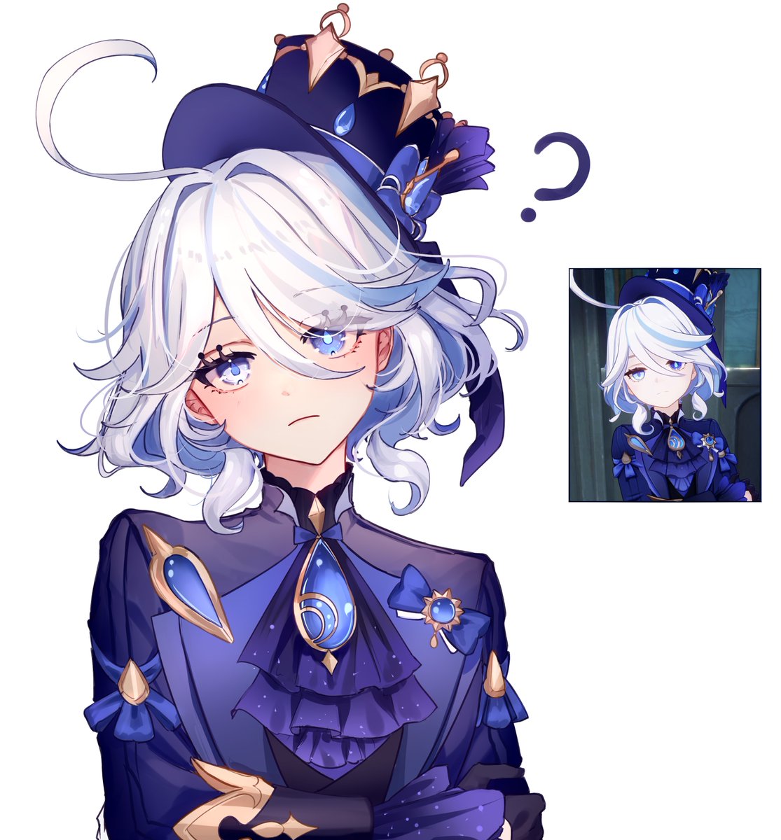 abyss_of_alyss's tweet photo. who are you?
#Furina #Genshinlmpact https://t.co/p9QjxBAE0v