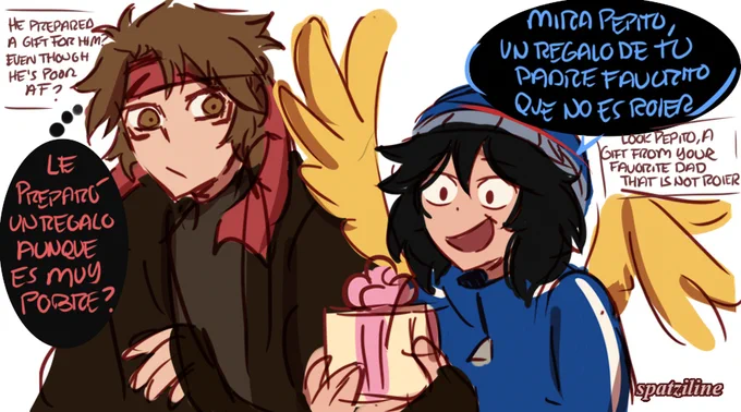 Quackity gives Pepito new glasses and Roier is there too #qsmp #qsmpfanart