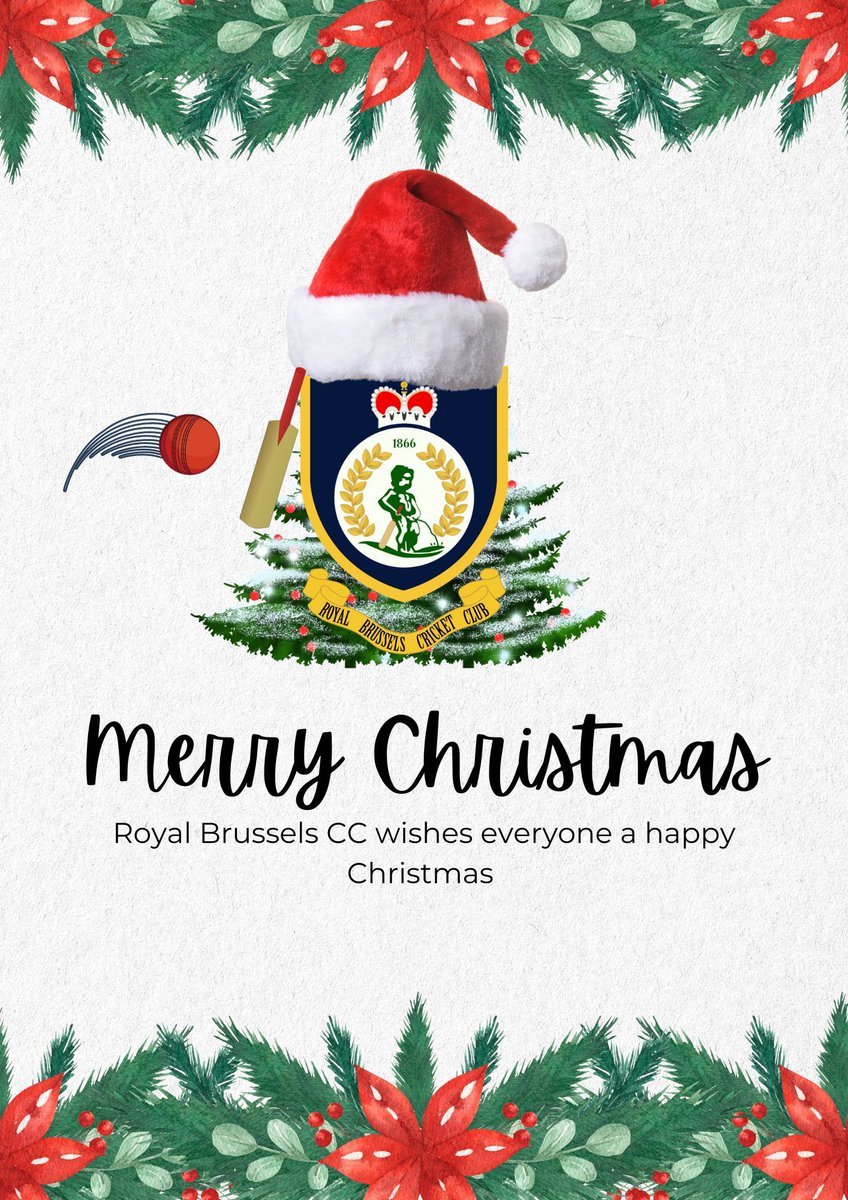 The Royal Brussels CC family extends their warmest wishes for a joyful Christmas to all.