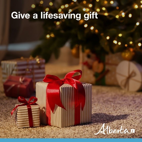 The best way to spread Christmas cheer is singing loud for all to hear. Another option is donating blood to @LifelineAlberta. Your donation can help bring life and hope to patients and their loved ones this holiday season. Become a donor or donate again: blood.ca.