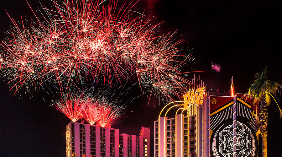 Tomorrow may be Christmas, but that doesn't mean you can't start making your New Year's Eve plans. Our friends at <a href="/PlazaLasVegas/">Plaza Hotel Casino</a> never disappoint with fireworks, dinner specials, and more. 🎆🍾 Get details at bit.ly/3PvsDne. #DTLV