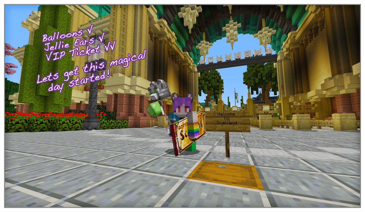 RambleWheels's tweet photo. First thing I did when I hopped on the #Hermitcraft season 9 world download. @GTWScar this place is amazing. This was my day in Scarland (1/5) https://t.co/AtNe5ssrhW