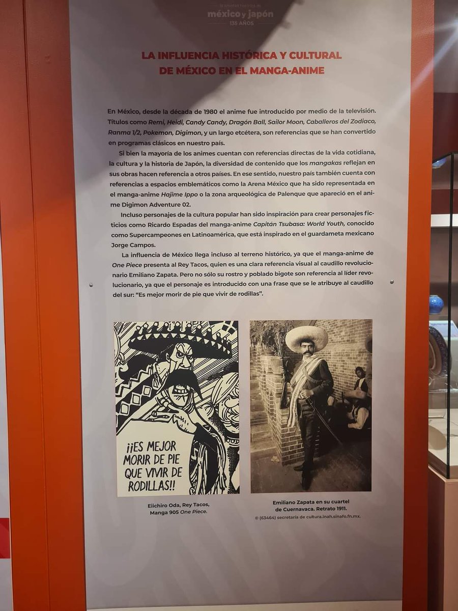 Vinsmoke_Lopez's tweet photo. No es solo que One piece sea parte de la cultura pop actual, sino que es probable que con el paso de los años se aceptara con mayor facilidad que es una obra cultural hecha y derecha, sin juzgar formatos...🖊️
Fotografía del Museo de las culturas del mundo, Ciudad de México.🐾 https://t.co/DjsF72fOLK