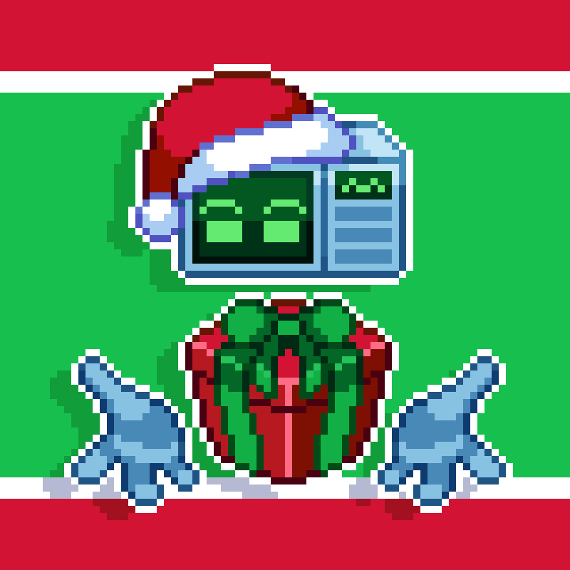 pixelmicrowave1's tweet photo. #一天一微波爐(34/?)
聖誕節快樂~
......好吧 我不清楚抽人設畫圖的文案怎麼打

按愛心+轉發 留言你的人設就可以參加模板抽獎 (要不要追隨都可以)
不是V也可以參加
模板我會放在留言區 大概會抽個3個人吧？
明年1/1公布抽到誰 (之後會黑箱畫給自己的推)
痾.....好 就這樣 88
#Pixelart #ドット絵 https://t.co/Ji82e86qW2