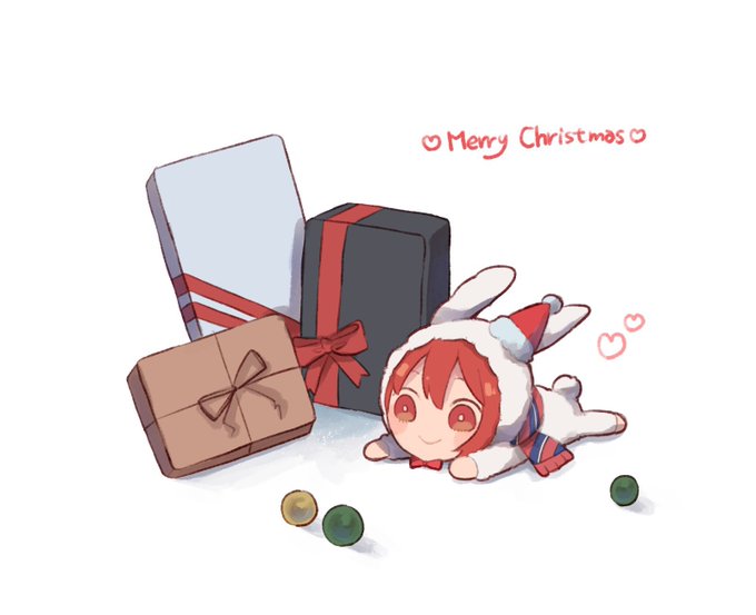 「gift box メリークリスマス」のTwitter画像/イラスト(新着)