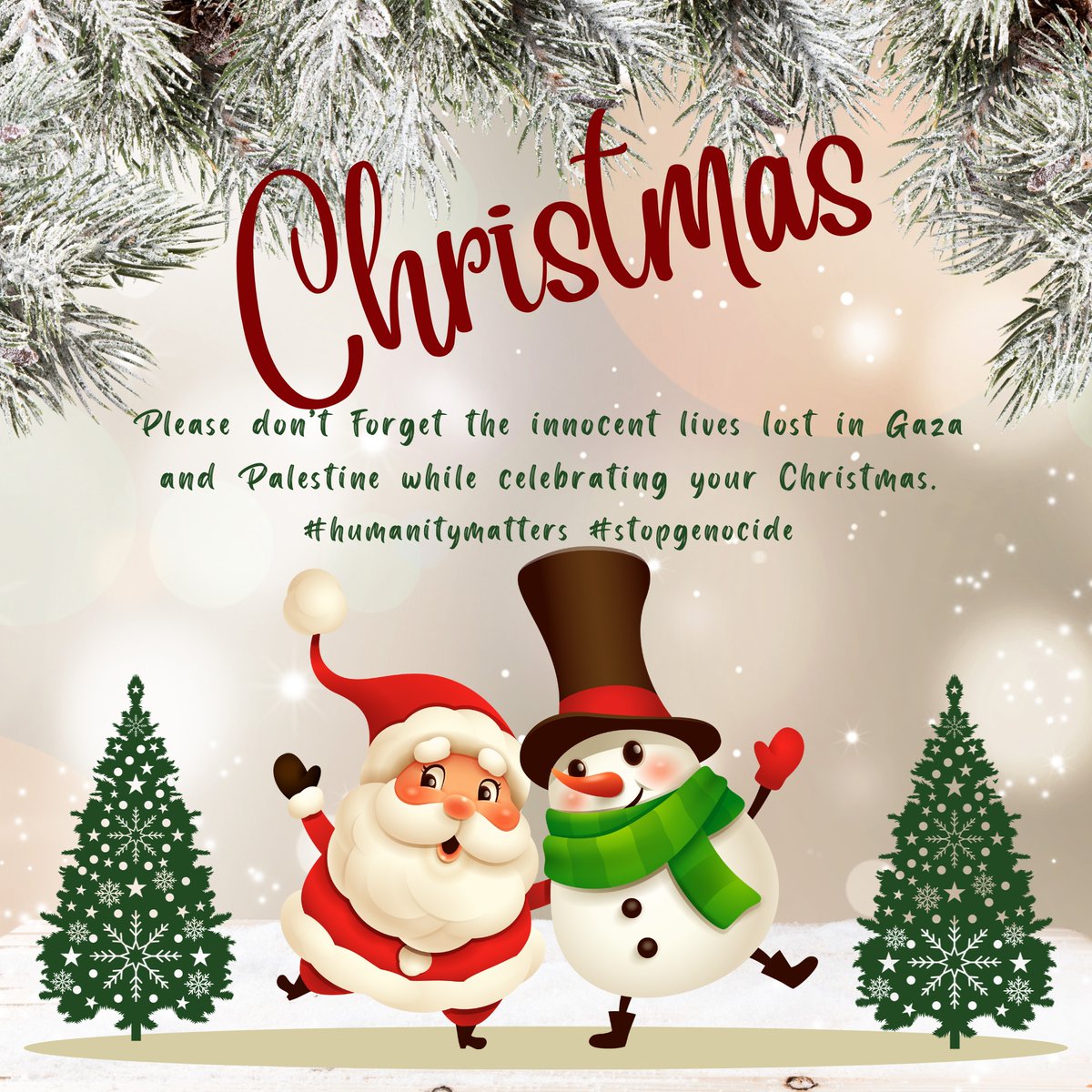 GetHimalayan's tweet image. @sadiqishaqshah To all humanity, it&apos;s crucial to awaken to the ongoing tragedy in Gaza and Palestine, a crisis fueled by Israel&apos;s relentless aggression. This Christmas let&apos;s unite to halt this devastating genocide and advocate for peace and justice. 🌍 

#EndIsraeliAggression