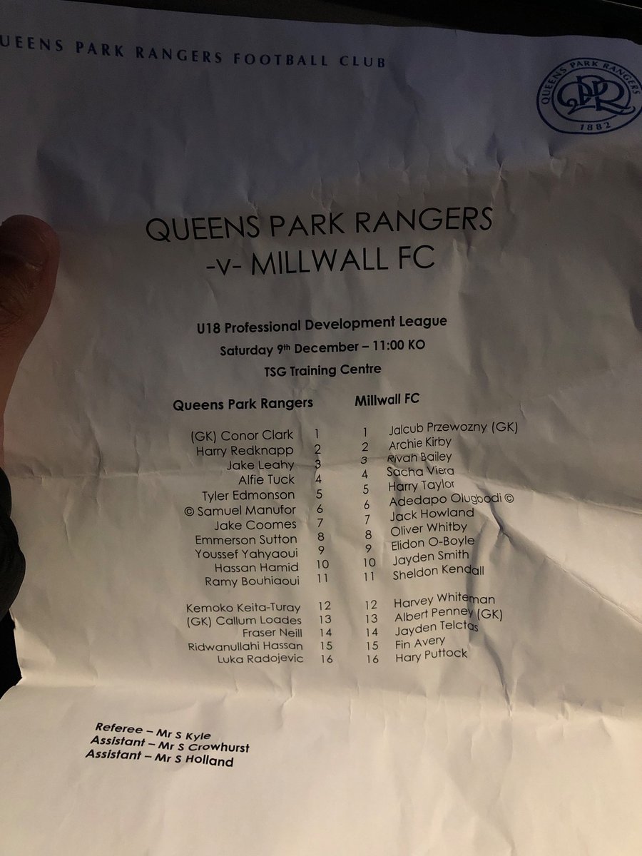OfficalKhan7's tweet photo. ALLAHUMA BARIK, it was good to visit and watch Queens Park Ranger FC U18s play against Millwal FC U18s.

JAZAKALLAH Khair for the Invitation.
.
.
.
#football #BoxingDay #Sterling #HappyHolidays #QuaidDay https://t.co/9N5xrzt3eL