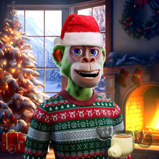 AToD_BAP's tweet photo. December 25, #ApeTraitOfTheDay 

Merry Christmas 🎅🎄🎁

DM comment to @AToD_BAP