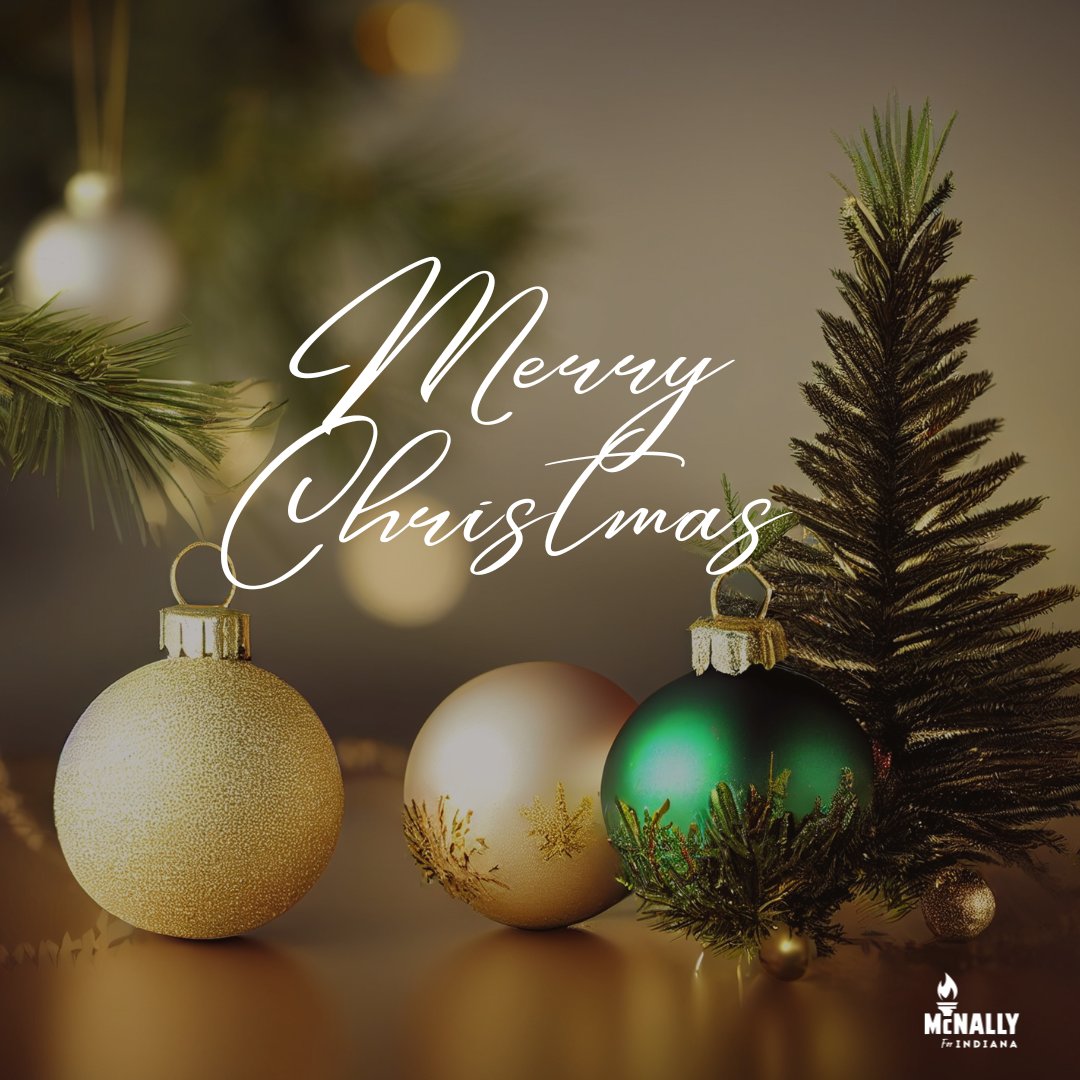 McNally4Indiana's tweet photo. Sending my warmest wishes for a Merry Christmas to all. May your holidays be filled with joy and happiness. 

#LetsGoHamCo #HoosierTwitter https://t.co/lBwd9zuVdS