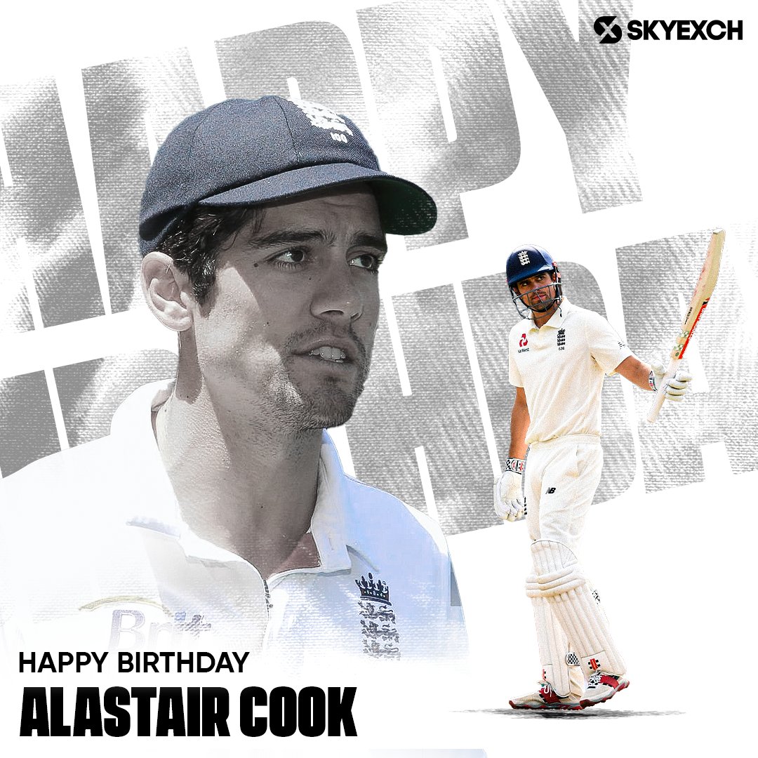 officialskyexch's tweet photo. Leading run-getter for England in Tests(12,472)
15,737 International runs
Most centuries for England in Tests(33)
5 Double Hundreds in Tests.

Wishing a happy birthday to one of the best Test openers, Alastair Cook.

#HappyBirthday #SkyExch #TestCricket #AlastairCook #SkyExch https://t.co/sBngyfpA4X