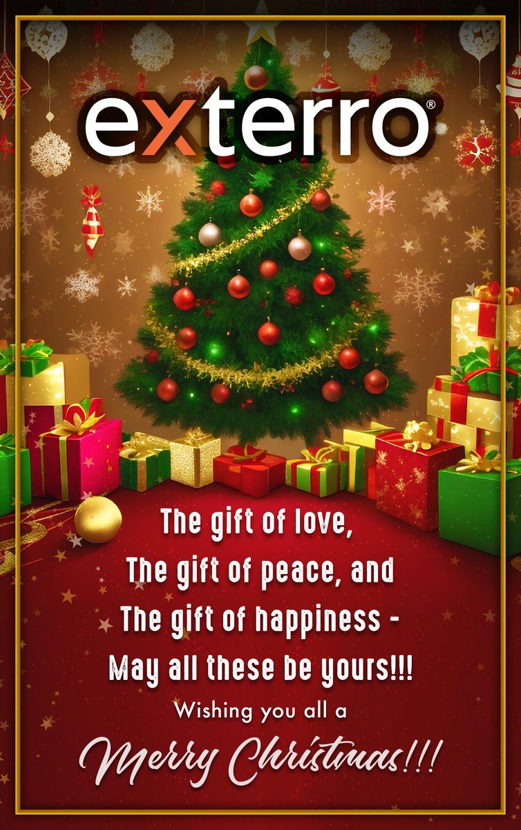 Exterro_India's tweet photo. Let’s come together to celebrate the season of snow, presents, carols and joy! Wish you all a Merry Christmas🤩🥳❤️

#christmas #merrychristmas #2023 #santa #santachrist #exterro #exterroindia #exterrochristmas #happyemployees #corporatechristmas #christmascelebration https://t.co/JhjKfrqcD2