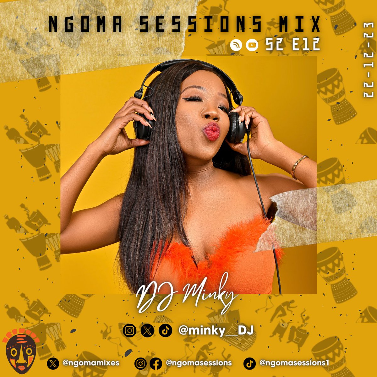 NgomaMixes's tweet photo. Ngoma Sessions Presents:
@minky__dj 
- Ngoma Sessions Mix S2 E11 (22 December 2023)

Stream/Download Link>>>      

1. https://t.co/m00mr2gnAP

2. https://t.co/3WoJzJl8d9

Enjoy! 🎶🎧🔥🕺🏿💃🏿 #NgomaSessions #afrotech #3stepafro #NewMixAlert #music #discovermusic https://t.co/ufGXq5MEJH