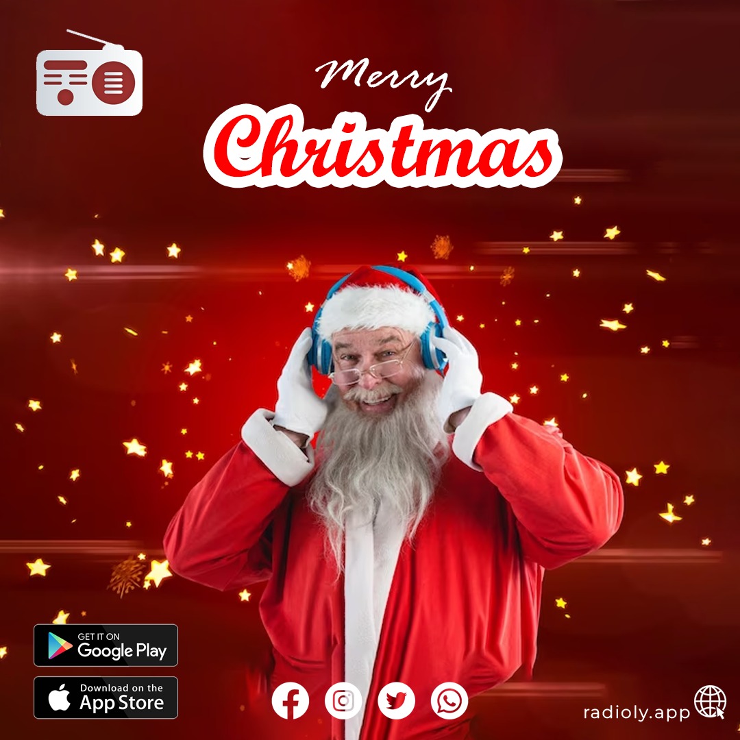 RadioLyApp's tweet image. 🎄✨ Radioly wishes you a harmonious and joyful Christmas! 🎁 Thank you for tuning in and making every moment special. May your day be filled with love, , and festive tunes. 🎅📻 Merry Christmas from the Radioly family! 🌟 
.
.
#RadiolyCelebrates #MerryChristmas #TuneInto🎶🌲