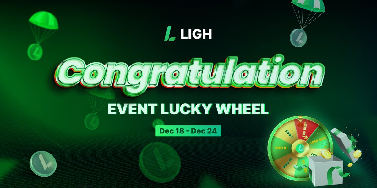 🎉 THE WEEKLY RESULTS OF THE LUCKY WHEEL EVENT 🎉
Dear LIGHEX users,  
Our Lucky Wheel event has been running for 2 weeks, yielding impressive results. We sincerely appreciate your participation and ongoing support.  
Detail here: t.me/ligh_announcem…