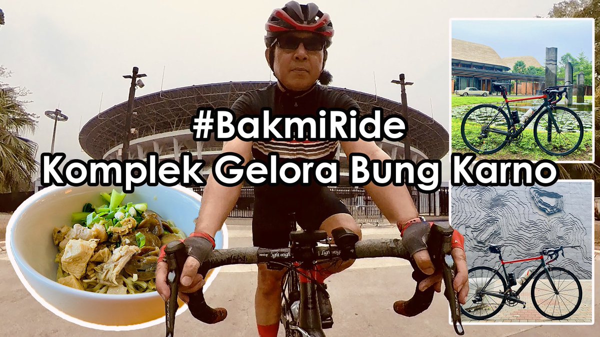 Bakmi_Cyclist's tweet photo. Gue ajak kalian keliling Komplek Gelora Bung Karno. Silahkan tonton videonya di sini: https://t.co/DYDTpo6LFv and thank you for your support! 😉
#bakmicyclist #gowes #cycling #cyclists #bakmiride #GBK #jakarta #komplek #gelora #bungkarno #istora #senayan #hutan #kota #stadion https://t.co/4XX74hp5mA