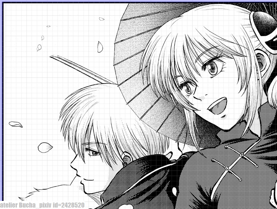 2023冬銀魂・R18沖神結婚式本新刊「つなぐ手と手の絆、となりで。」進捗。本編はこれにておしまい!結婚して数年後の沖神のふたりです(*'ω`*) #2023冬新刊進捗