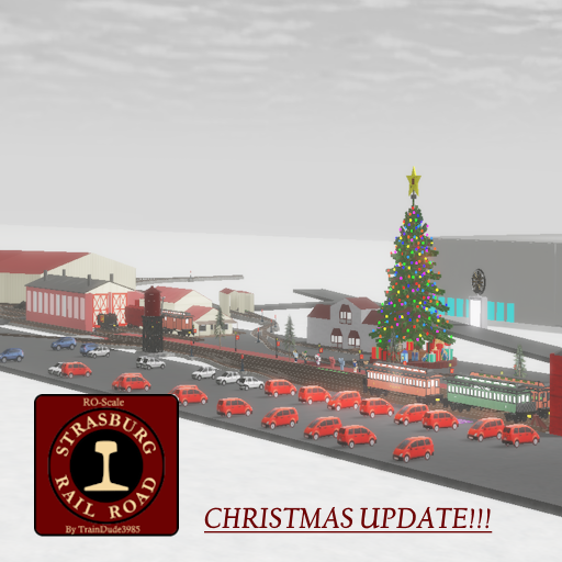 RSSRRUnofficial's tweet photo. It's officially time for Christmas for us. Come check out our amazing new Christmas Update!

https://t.co/kcDDKLvUAv

#RobloxDev #ROScale #ROScaleStrasburgRailroadUnofficial #Christmas #Roblox #RobloxChristmasUpdate https://t.co/DO2jDwEZEz
