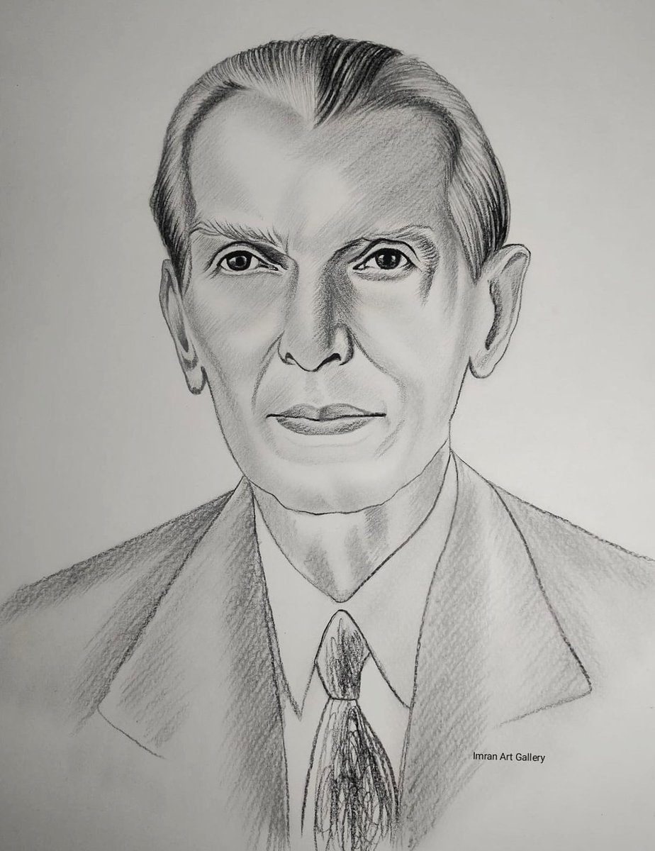 GalleryImran's tweet photo. 25 December, On the Quaid e Azam Day, we thank him for showing us the path of righteousness. Jinnah wanted Pakistan to be a nation where there will be no discrimination. #25december #ImranKhan #christmas #portrait #sketch #drawing #islam #art #happybirthdaySir #QuaideAzam #elec https://t.co/OIxNwKzNUG