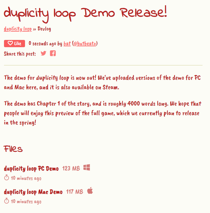 duplicity loop tweet media