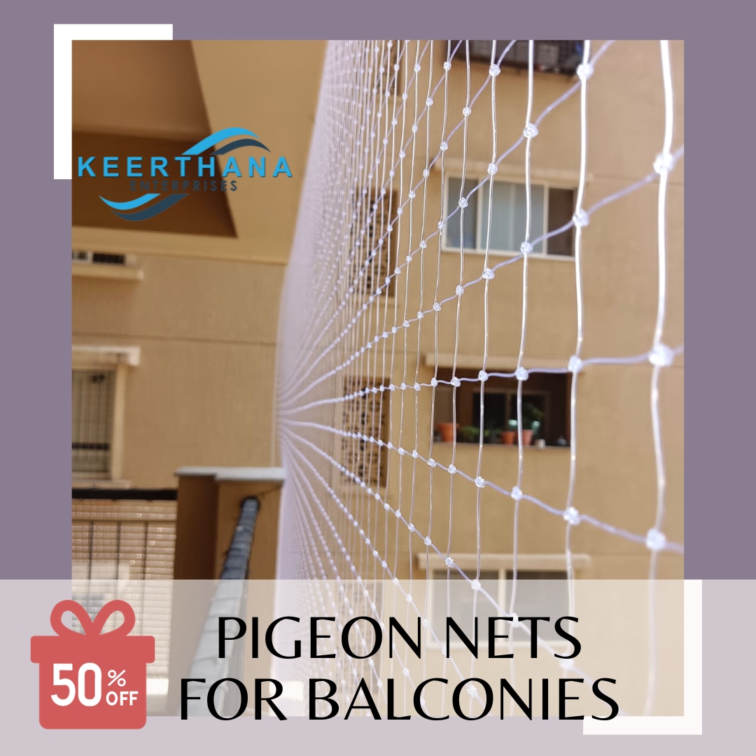 KeerthanaNets's tweet image. Enhance the beauty of your balcony while protecting it from pigeons! 🌆🦅 Our pigeon nets offer a stylish and effective solution for balconies in Pimpri-Chinchwad. #PigeonNets #BalconyProtection #PimpriChinchwad 
Call Us @ 9652168678 or Visit: keerthanasafetynets.in/Pigeon-Nets-fo…