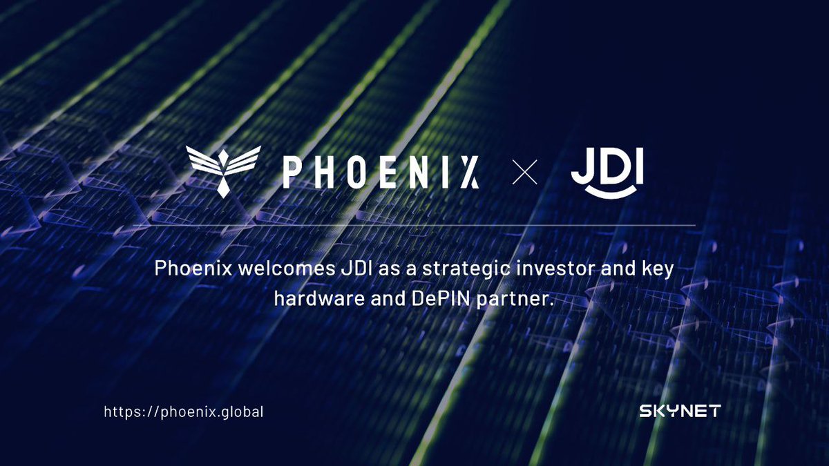 Phoenix welcomes JDI Group, parent organization of Bobber.com, as a strategic investor and hardware partner. 

JDI will enable #SkyNet to grow its AI node network at breakneck speed with the upcoming PhoenixNode and additional compute infrastructure hardware. JDI is