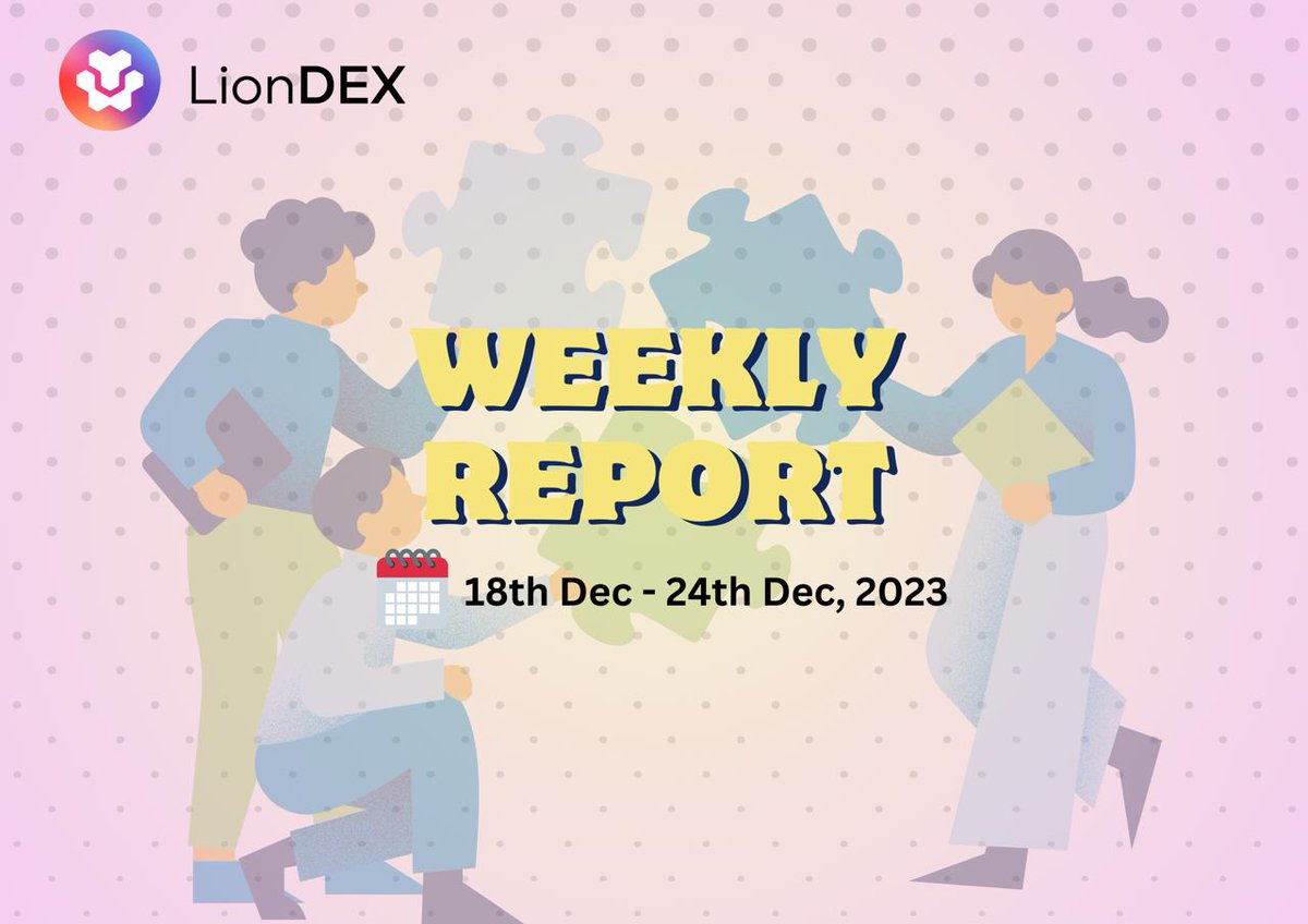 🚀 Dive into the latest strides and insights with our Weekly Report! medium.com/@liondex_offic…