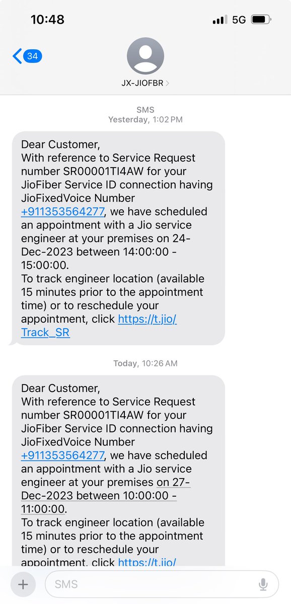 mohitsah20's tweet photo. @JioCare see example of your fucking service and making fool to customers.
If this issue not resolve then I need to knock consumer Form for your fraud 
30 days plan and 10 day no internet https://t.co/QKryqTaipI