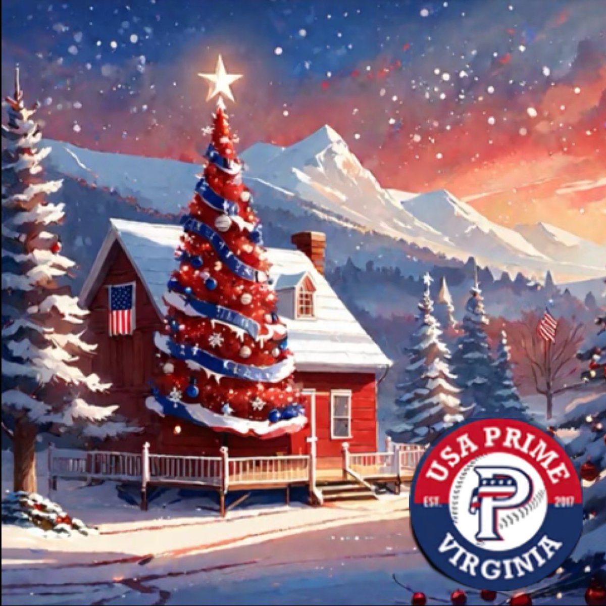 usaprimeva's tweet photo. From our #PrimeFamily to yours, we hope you all enjoy the Holiday Season and wish you a Merry Christmas! #PrimeMovement @USA_PrimeBB https://t.co/brLE7scr2V