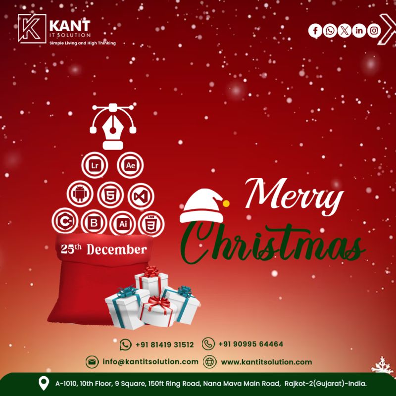 sagar_kant05's tweet image. This Christmas, may your software solutions be merry and bright, and your coding skills be as sharp as the North Star. Merry Christmas from Kant IT Solution! 🌟💻🎄 #KantITSolution #TechChristmas #InnovationCheer