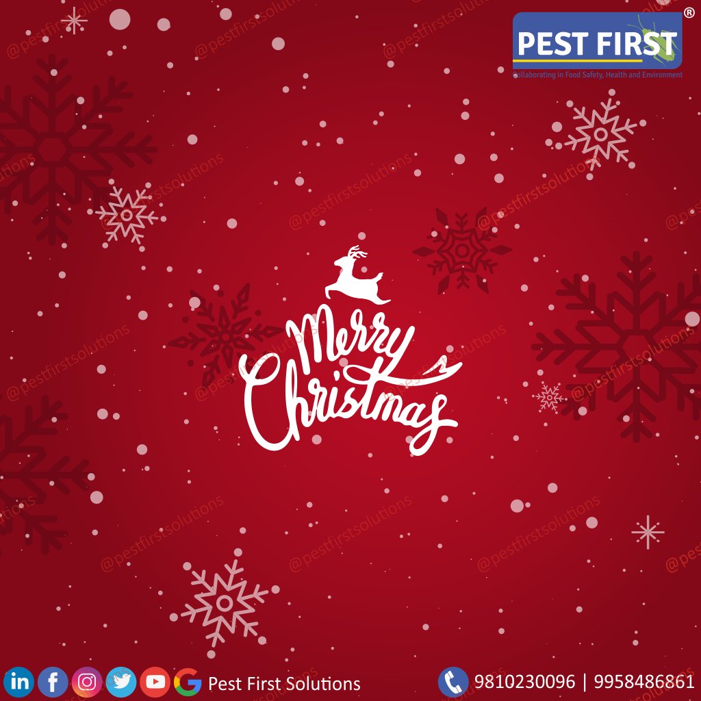 PestFirstSoln's tweet photo. Wishing you a pest-free and joy-filled Christmas from all of us at Pest First Solutions! 🎄✨ May your holidays be merry, bright, and pest-free! 🎅🏻🎁

#MerryChristmas #PestFreeHolidays #PestFirstChristmas #pestfirstsolutions #pestfirst https://t.co/eGRlTpos5T