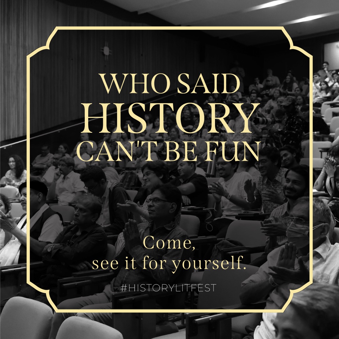 Come join us at #HistoryLitFest and experience for yourself the excitement of engaging stories coming to life.

#historyisfun #HistoryLiteratureFest #LitFest #Pune #punekar #historylovers #historybuff #indianhistory #indianhistorytalks #punecity #punekars