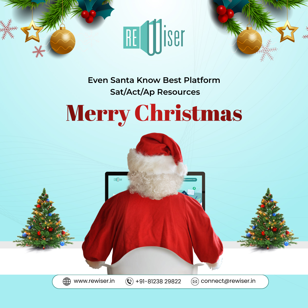_ReWiser's tweet photo. Even Santa agrees – the ultimate platform for SAT, ACT, and AP preparation is where you'll find all the holiday resources you need!
.
Call us at ☎: +91-8123829822
.
Visit our website 👉: https://t.co/rFqGCCIbLu
#rewiser #christmas #MerryChristmas #christmasdecor #xmas #studytips https://t.co/MQhfC4ruL2