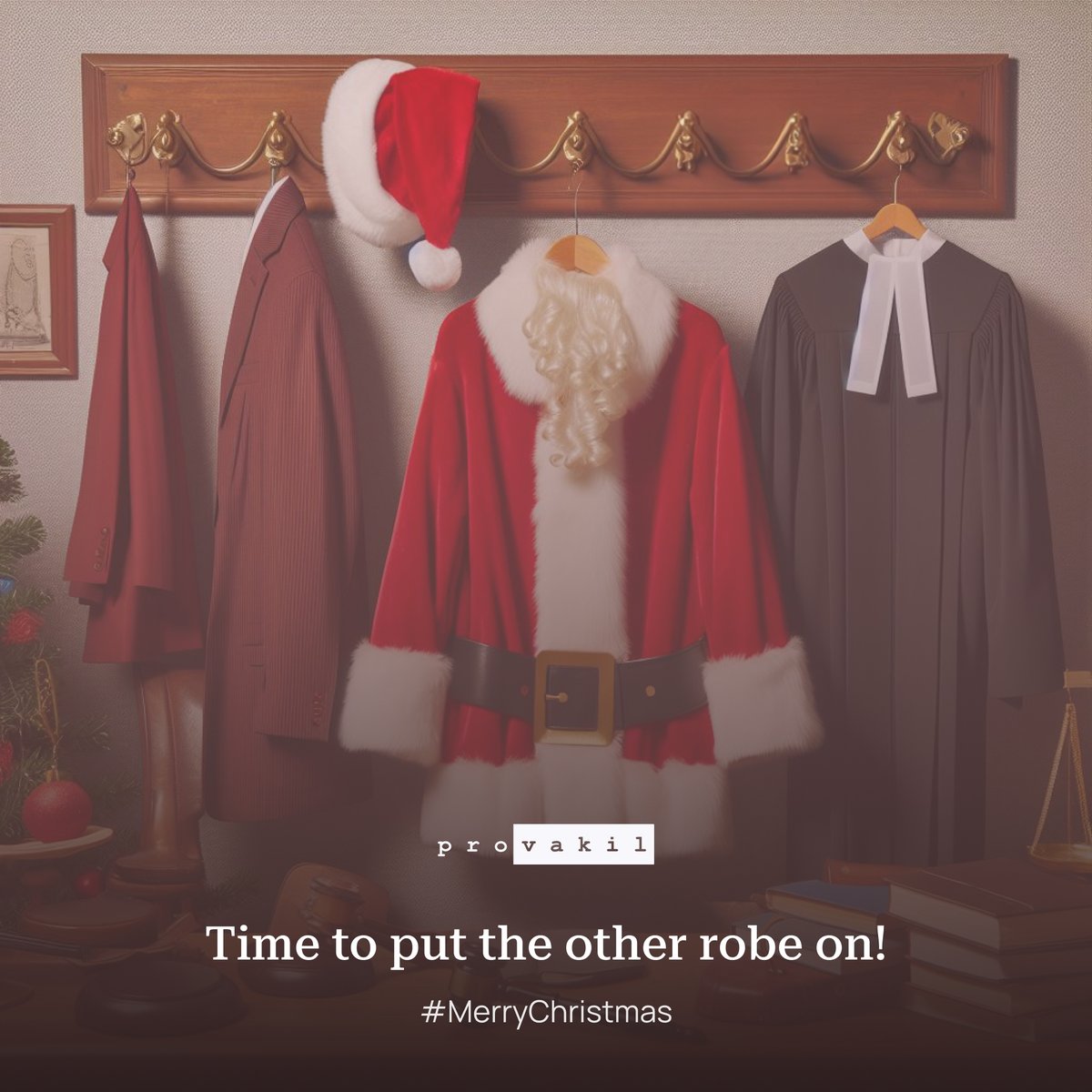 provakil's tweet photo. Festive duties unfold! 🎅 Here's to a Christmas filled with warmth, peace, and the joy of cherished moments. ⭐

#Christmas #MerryChristmas #XMas #JingleBells #Christmas2023 #Provakil #Law #Legal #LegalTech #LegalOps #Merry https://t.co/JO24Tq0tjr
