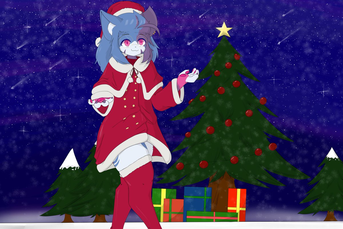 Chrimmus art for @sulphie_