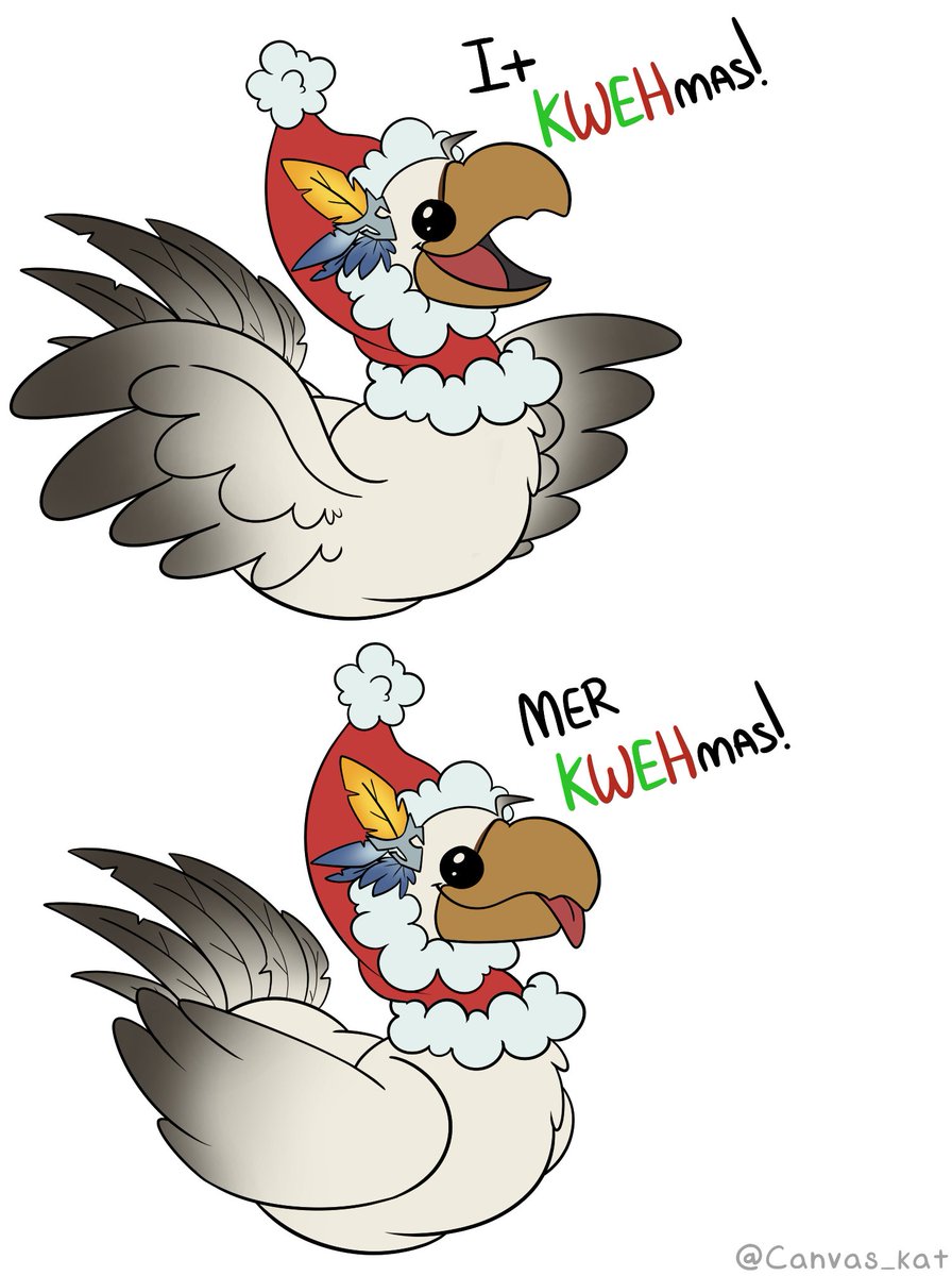 MER KWEHMAS EVERYONE!!

🎨: <a href="/CanvasKat/">Ryuk Ru @canvaskat.bsky.social</a>