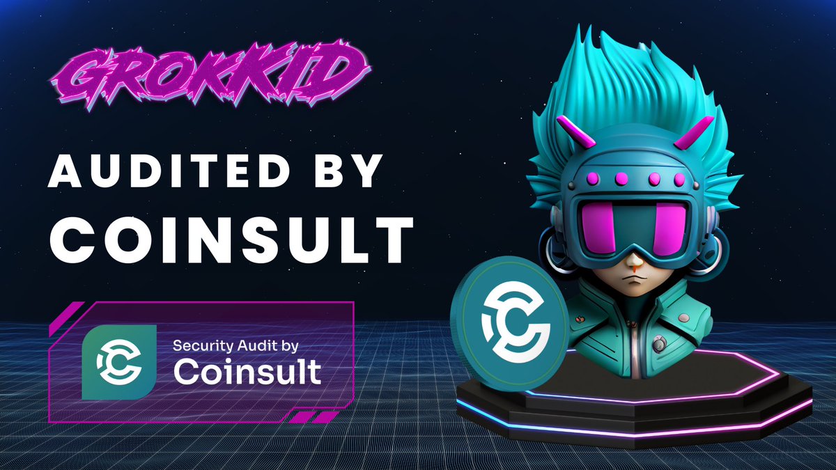 GrokKid's tweet photo. GrokKid Smart Contract just aced its safety check like a boss! 🛡️ No hacks allowed, we've got this fortress on lockdown. Ensuring top-notch security for investors.

Audit Report: https://t.co/Ffu7tM1lt1

#Grok #GrokKid #Audit #CA #BscGem https://t.co/CKdg2BpLIo