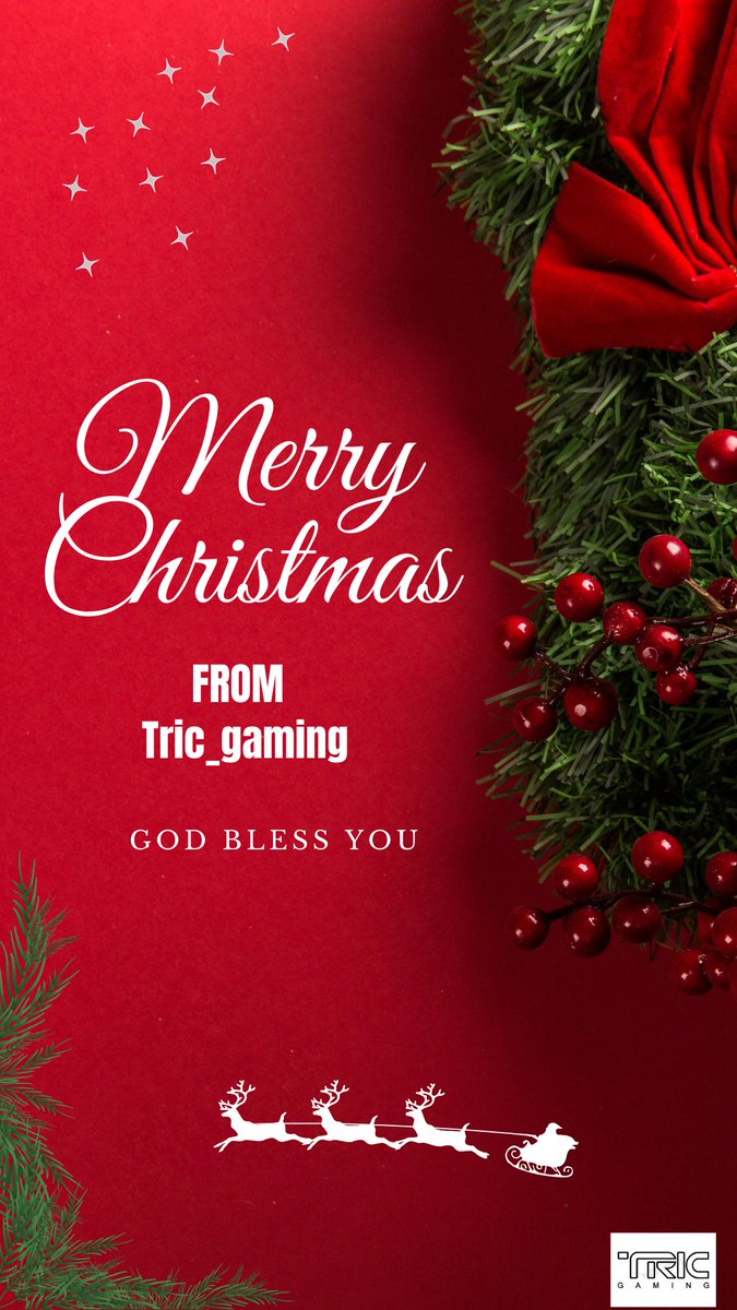 tric_gaming's tweet photo. Sending you warm wishes and a sleigh full of laughter. May your holidays be as jolly as Santa on cheat day!"
@tric_gaming https://t.co/gfp9wNChJl