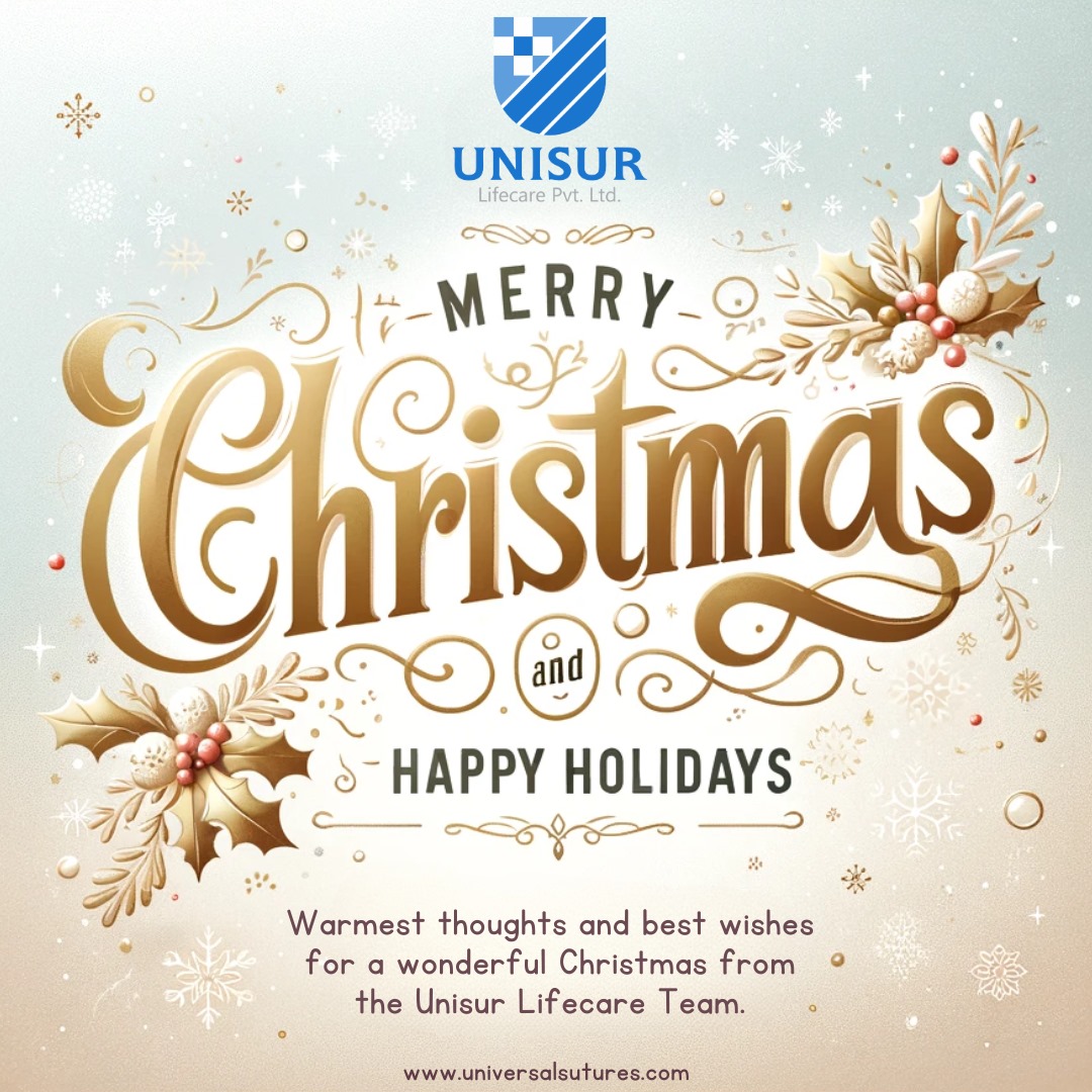 universalsuture's tweet photo. 🎄✨ May the joy and peace of the #holidayseason  be with you throughout the coming year. Wishing you a #MerryChristmas  🎅 filled with love ❤, health 🌟, and happiness 😊. Warmest thoughts 💭 and best wishes 💌 for a wonderful Christmas from the Unisur Lifecare Team. 💚 https://t.co/0UwvJFnSyS