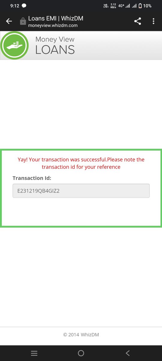 sdmswebsolution's tweet photo. @mymoneyview Hi, Dhananjay this side. I took a loan of 3 lakhs on 18/12/2023 and closed on 19/12/2023 due to high ROI. Payment is already done but it's not updated on your application. Tried contacting through email also but no response. Details regarding same is attached. https://t.co/gxScVevR5y