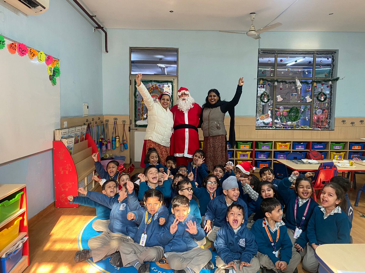 Hemab20's tweet photo. Winter Carnival and X-mas celebration was a magical success! Grateful for joyful moments shared with our little ones.@ashokkp @y_sanjay @pntduggal @ShandilyaPooja @VartikaY1996 https://t.co/zV8wxtL1Zo