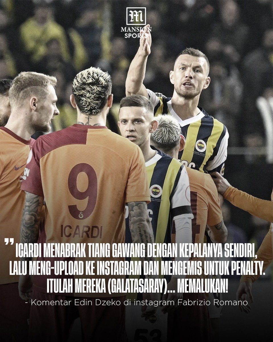 MSportID's tweet photo. Laga derby terpanas di Turki ini gak cuma panas di lapangan, di luar lapangan bahkan di media sosial mereka pun saling sindir. Terkini mereka saling berbalas statement terkait "bonyoknya" Mauro Icardi. Pertandingan sendiri berakhir dengan skor 0-0. https://t.co/l3Imf8f8yI