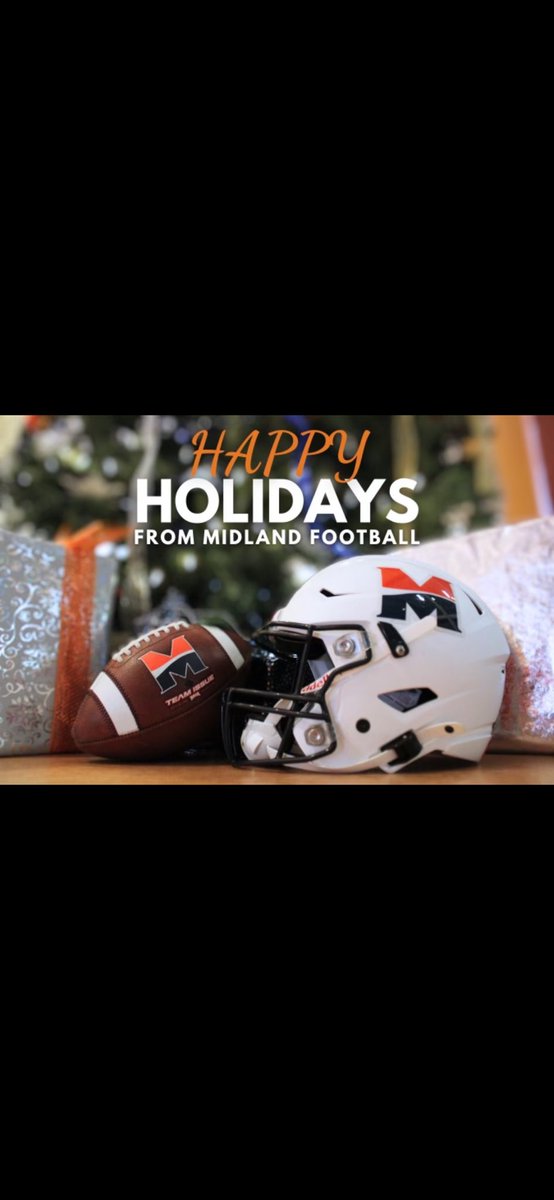 Thank you for the Holiday Wishes @AndrewMiller_MU @HaymakerFB <a href="/MidlandU_FB/">Midland Football</a>