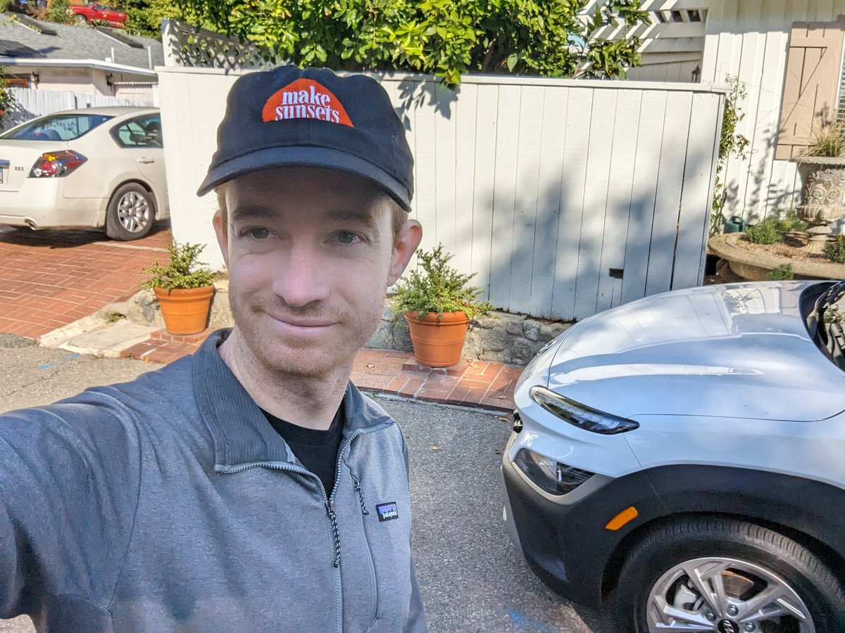 CJHandmer's tweet photo. Rocking my #climatedad @MakeSunsets hat. The stratosphere needs more sulfur. https://t.co/vUAM0QYP67