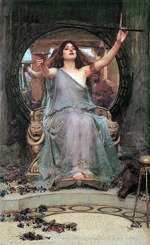 scholarschism's tweet photo. every painting of circe but specifically the pre-raphaelites, and even more specifically j.w. waterhouse https://t.co/FXJVrze2QP