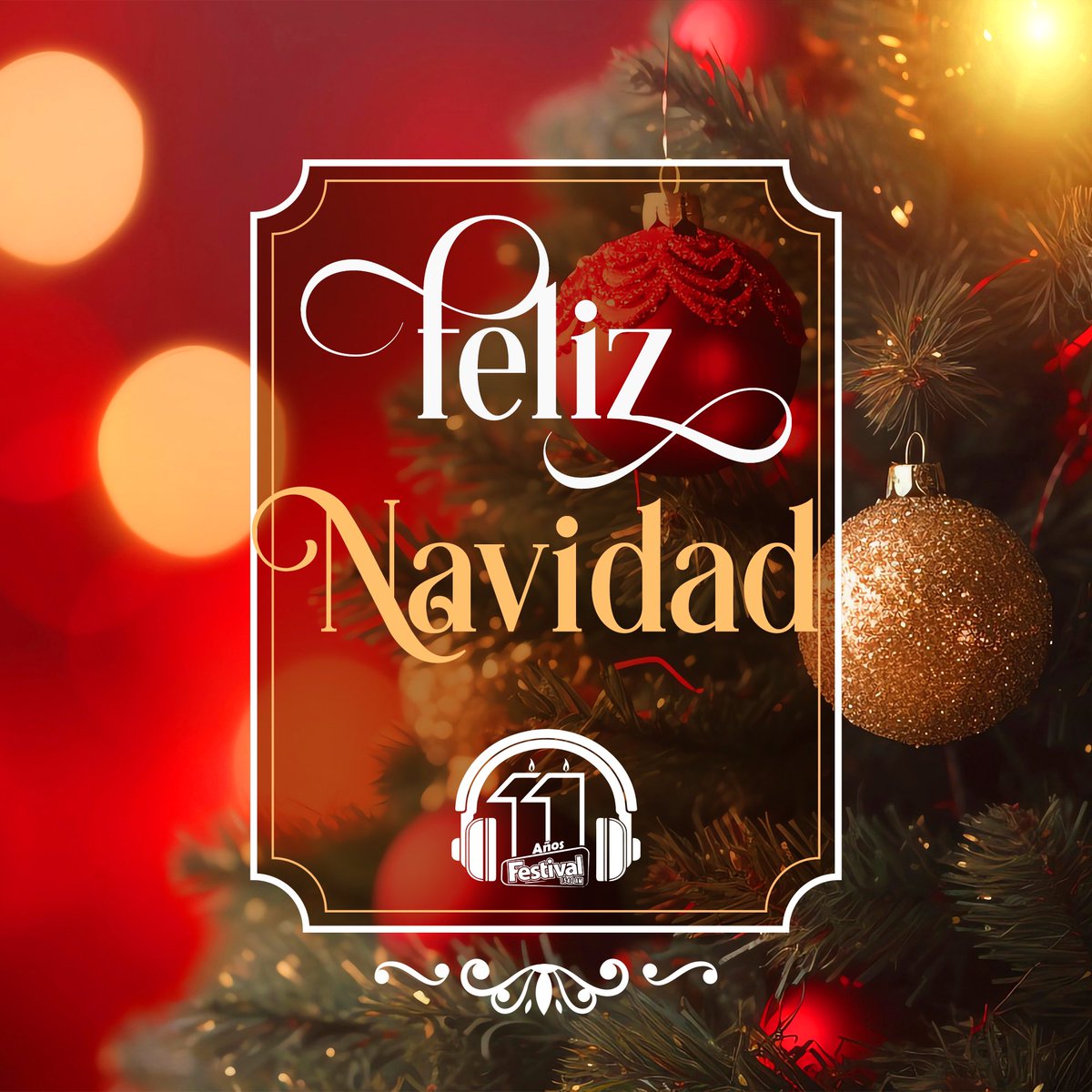 “Que el nacimiento de Nuestro Señor Jesucristo sea un nuevo renacer en la fe, el amor y la esperanza en todos”. Feliz Navidad a nuestros amables oyentes, clientes, colaboradores y amigos!🎁 🎄 🎄