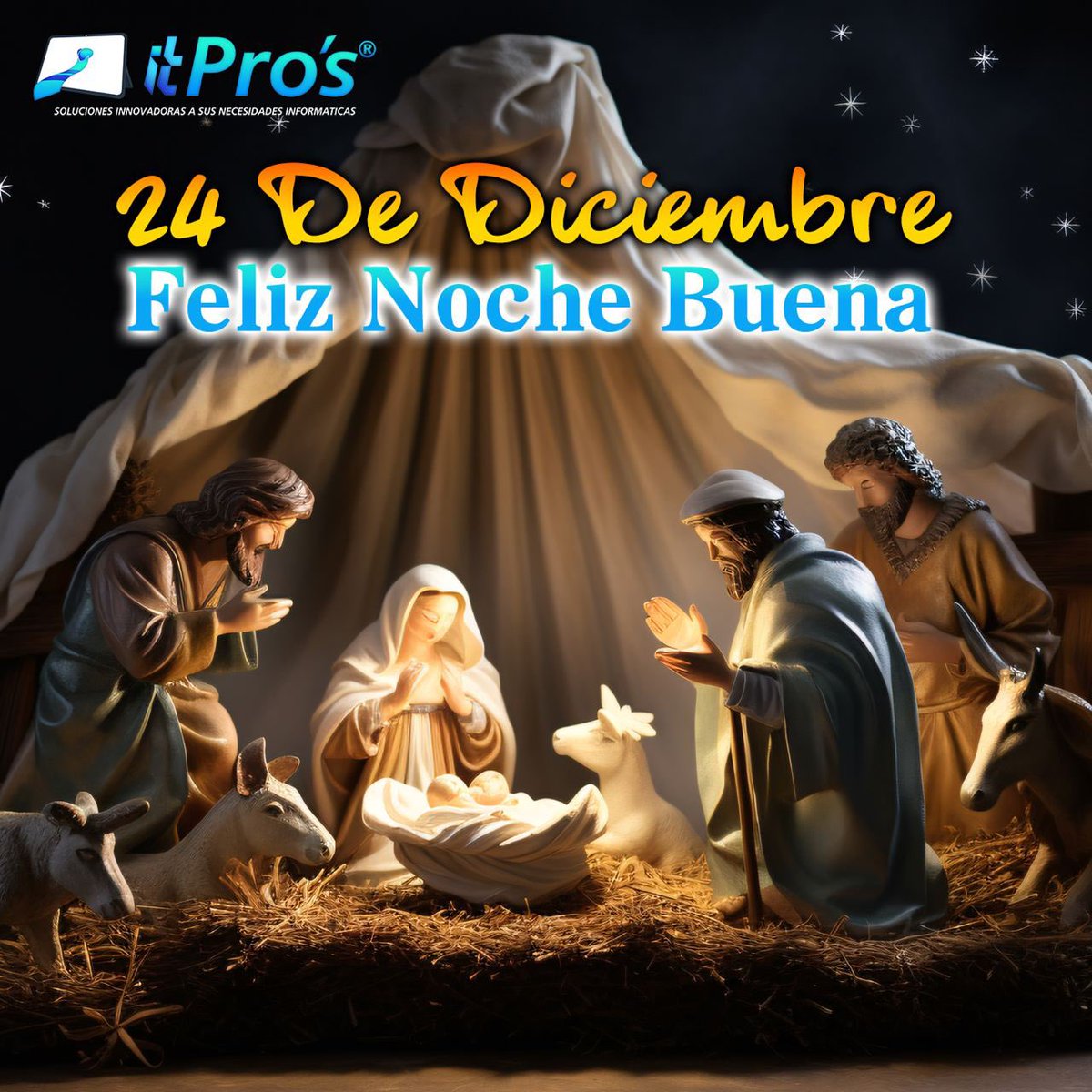 itproshn's tweet photo. Bajo el resplandor de las estrellas y el cálido abrazo familiar, la víspera de Navidad nos envuelve en una atmósfera de amor y gratitud. ¡Que esta noche brille con la magia de la esperanza y la felicidad compartida! ✨🎅 #NocheMágica #VísperaDeNavidad https://t.co/tghNiD4cJl