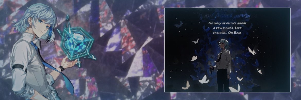 Khun Aguero Agnes twitter (x) header.

next is either Satoru Gojo or Androssi/Endorsi Zahard.